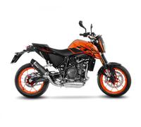 LEOVINCE LV ONE EVO CARBON FIBER EXHAUST TERMINAL FIT ON KTM 690 DUKE 16-19 CARB
