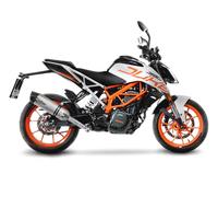 LeoVince slip-on exhaust LV ONE EVO Not Homologated EURO 4 KTM RC 125 2017 2020