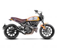 LeoVince Muffler exhaust LV10 FULL BLACK E4 DUCATI SCRAMBLER 800 RACER 2017 2020