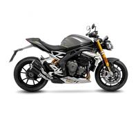 LeoVince Muffler exhausts LV10 BLACK Appr E5 TRIUMPH SPEED 1200 RR/RS 2021 2024