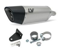 LeoVince silencer LV-14 R RACING compatible with Honda X-ADV 750 | Titanium, carbon cap, matte, 2.51 kg, slip-on system, OEM 15614TU compatible with Honda NSS 750 Forza DTC ABS 2021-2025