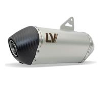 LeoVince Silencer LV-14 with approval, stainless steel, carbon end cap & heat shield compatible with Voge Valico 800DSX Rally Year 2025-2026 E5+