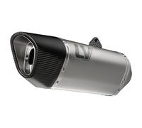 LeoVince slip-on muffler LV-14 R with approval for Kawasaki ZX-6R 636 | Titanium, carbon cap, heat shield, E-approved, registration-free, OEM 15625T compatible with Kawasaki ZX-6R 636 2019-2026