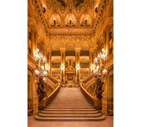 Leowefowa 10x15ft Palace Backdrop Beauty and Beast themed Photography Backdrop European Castle Backdrop Chandelier Staircase Vinyl Birthday Photo Background Wedding Photography Kids Adults Photo Props