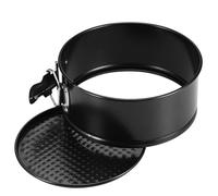 Lepat 6 Inch Spring Form Cake Tin, Non-Stick Round Cake Pan with Loose Base for Easy Release, Round Cake Tin for Baking Cheesecakes, PFOA Free, Grey Fridge and Freezer Safe