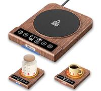 Lepealu 2 in 1 Sourdough Starter Warmer Coffee heating Precise control of every 1° (21-38°C) Thermostat Control Sourdough Starter Warmer Mat with 12H Timer for Home Baking Coffee Drink