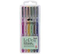 LePen® Micro-Fine Point Pen, Retro, 6 Colors