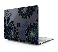 Lepeoac Clear Case for 2025 Microsoft Surface Laptop 13 Inch - Windows 11 Copilot+ PC - Touchscreen Display Cover (Fits Model 2095,NOT Fitting Other Surface Laptop), Flower Dahlia