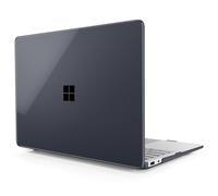 Lepeoac Clear Case for 2025 Microsoft Surface Laptop 13 Inch - Windows 11 Copilot+ PC - Touchscreen Display Cover (Fits Model 2095,NOT Fitting Other Surface Laptop),Crystal Black