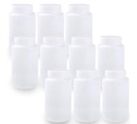 LEPEVNEY 1000ml/34oz Plastic Bottles Lab Chemical Reagent Bottle - Wide Mouth, Secure Sample Sealing, Liquid Storage Container 10 Pcs