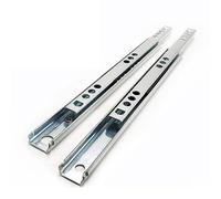 LEPEVNEY 13.5 Inch Drawer Slides Runners Metal Ball Bearing Drawer Runner Draw for Replacement Two Way Drawing Slide Track Rail 17mm Wide x 342mm Length 1 Pair (0.7" Wide)