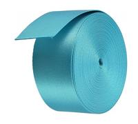 LEPEVNEY 50mm Flat Nylon Webbing Strap for Backpack Cargo Strap Luggage-rack 2" x 10 Yards Lake Blue