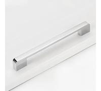 LEPEVNEY 5pcs Door Handles 160mm Hole Centre Cabinet Handels Chrome Kitchen Wardrobe Door Handles Cabinet Pulls