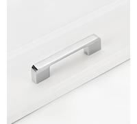 LEPEVNEY 5pcs Door Handles 96mm Hole Centre Cabinet Handels Chrome Kitchen Wardrobe Door Handles Cabinet Pulls