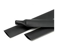 LEPEVNEY 8mm Heat Shrink Tubing 2:1 Ratio Heat Shrink Sleeving for Electrical Insulation Wire Repair Cable Protection, Black, 8mm * 3M