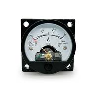 LEPEVNEY Analog Dial Panel Meter Voltmeter Gauge SO-45 Round Current Measuring Ammeter DC 30A/75MV