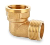 LEPEVNEY Brass 90 Degree Elbow Pipe Fitting 1" BSP Male to Female, Heavy-Duty Garden Hose Adapter for Water, Air, Oil Systems, 1PC 1" BSP