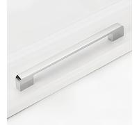 LEPEVNEY Door Handles 192mm Hole Centre Cabinet Handels Chrome Kitchen Wardrobe Door Handles Cabinet Pulls