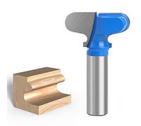LEPEVNEY End Milling Cutter Bit Finger Pull Bit Router Bit Drawer Pull 1/2" Shank Stool Molding Cutter 1-1/2" Cutting Dia, Pack of 1, Blue or Black