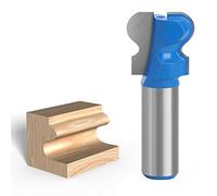 LEPEVNEY End Milling Cutter Bit Finger Pull Bit Router Bit Drawer Pull 1/2" Shank Stool Molding Cutter 7/8" Cutting Dia, Pack of 1, Blue or Black
