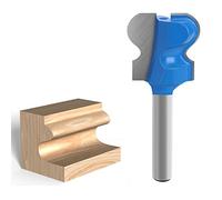 LEPEVNEY End Milling Cutter Bit Finger Pull Bit Router Bit Drawer Pull 1/4" Shank Stool Molding Cutter 7/8" Cutting Dia, Pack of 1, Blue or Black