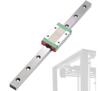 LEPEVNEY MGN12 Lineal Rail 100mm Miniature Linear Guide Rail + MGN12H Sliding Block - Linear Motion Rail Guide Slider Bearing for CNC and 3D Printers