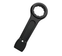 LEPEVNEY Slogging Box End Striking Ring Wrench Metric Slugging Flat Single Ring Spanner 30mm