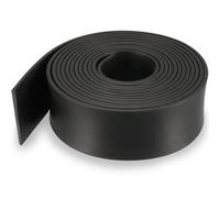 LEPEVNEY Solid Rectangle Rubber Seal Strip Weather Stripping, 40mm Wide x 3mm Thick, 3 Meters Length, Black Sealant Strip 40mm x 3mm x 3m