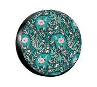 Lephants in The Jungle Print Spare Tire Cover Wheel Protectors Waterproof Sunproof Tire Cover for Trailers Universal Fit for Trailer,RV,SUV,Crossover,Camper,Truck 17 inch