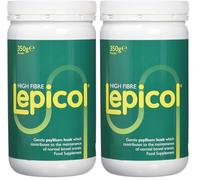 Lepicol Original 3in1 Formulation - Contains Psyllium Husk, Inulin and 5 Strains of Live Bacteria - 350g Powder (Pack of 2)