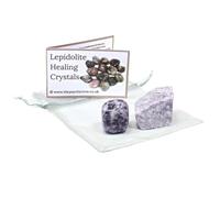 Lepidolite Rough 'n' Tumble Crystal Pack