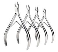 LePinko 4 Packs Upgraded Cuticle Trimmer kit, 5mm Jaw
