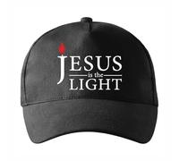 lepni.me Adjustable Baseball Unisex Cap | Jesus Christ is The Light, God's Love - Easter - Resurrection - Nativity- Religious Christian Gifts (Adults Black Multi Color)