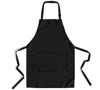 lepni.me Apron Make Your Own Personalised Design With Favorite Photo or Custom Text (Adults Black Blank)