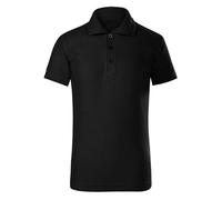 lepni.me Kids Plain Polo Shirt | Short Sleeve Collared T-Shirt with Classic Buttons | Casual School Uniform Top Regular Fit for Boys and Girls Without Print