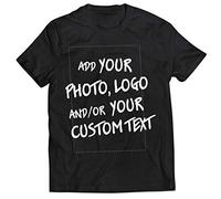 lepni.me Mens T-Shirt Make Your Own Personalised Design with Favorite Photo or Custom Text (XXL Black Multi Color)
