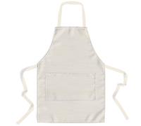 lepni.me Organic Eco-Friendly Cotton Chefs Apron | Cooking Baking Grilling for Home and Restaurant | Premium Aprons with Double Pocket for Men Women
