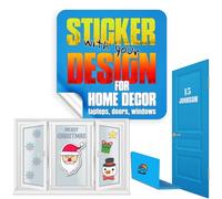 lepni.me Personalized Home Décor Stickers | Custom Vinyl Decals for Windows, Doors, Laptops, Mirrors & Glass | Add Your Name, Quote or Design for Bedroom, Office, Entryway & More