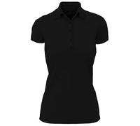 lepni.me Women’s Plain Polo Shirt | Short Sleeve Collared T-Shirt with Classic Buttons | Casual Regular Fit Everyday Smart Work Top Without Print