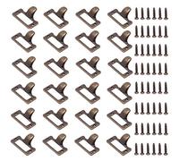LepoHome 24 Pieces 48x38 mm Antique Bronze Card Holder Drawer Pull/Label Frames Card/Tag Pull/Cabinet Frame Handle/File Name Card Holder for Office Furniture Cupboard Cabinet Drawer Box Case Hardware