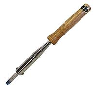 Leponitt 100 Watt Heavy Duty Soldering Iron, 1000 Degree, 5/16" Chisel Tip, Wood Handle, Stained Glass Supplies and More
