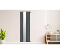Leporce Madrid Dual Panel Designer Radiator, Anthracite 500mm