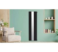 Leporce Madrid Dual Panel Designer Radiator, Black 600mm