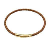 Leporem Premium Leather Bracelet for Women 18K Gold Clasp Elevate Your Everyday Style Hypoallergenic Minimalist Wristband Premium Gift Box Included, Various Size, Premium Stainless Steel Leather, no