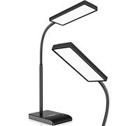 LEPOWER LED Desk Lamp, 800LM for Home Office, 12W Reading, Eye-Caring Desk Light, Touch Table Lamp, Gooseneck Lamp, 50 Lighting Modes, Bright Desk Lamps for Bedroom, Study Room