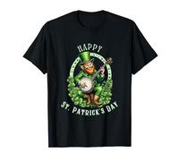 Leprechaun Banjo Player I Irish Music I St. Patrick's Day T-Shirt
