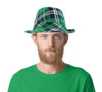 Leprechaun Hat - Green Irish holiday headpiece, festive carnival party costume accessory, St Patrick's Day celebration wear, Leprechaun Hat | men women festival parade outfit for holidays