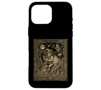 Leprechaun Lucky Guardian Tarot Card Celtic Folklore Case for iPhone 16 Pro Max
