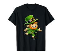 Leprechaun or Leprachaun St Patricks Day Cartoon Character Value Graphic T-Shirt