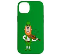 Leprechaun Playing Fiddle, Violin St Patrick's Day Violinist Case for iPhone 14 Plus